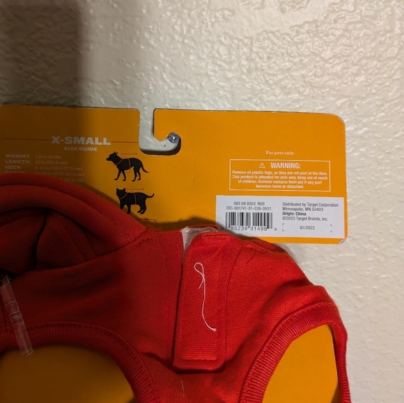 Red Ketchup Dog Costume Hyde And Eek - Picture 5 of 6